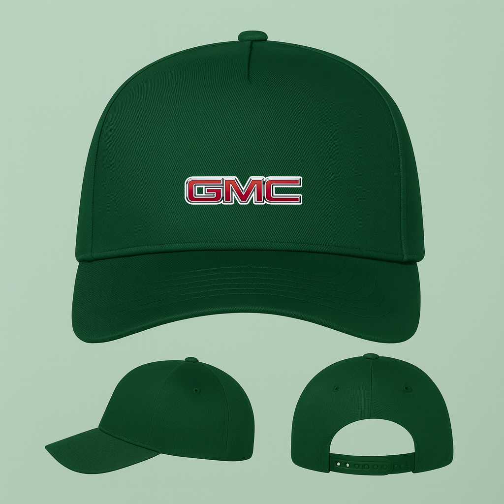 GMC Car Five Panel Twill Snapback Cap